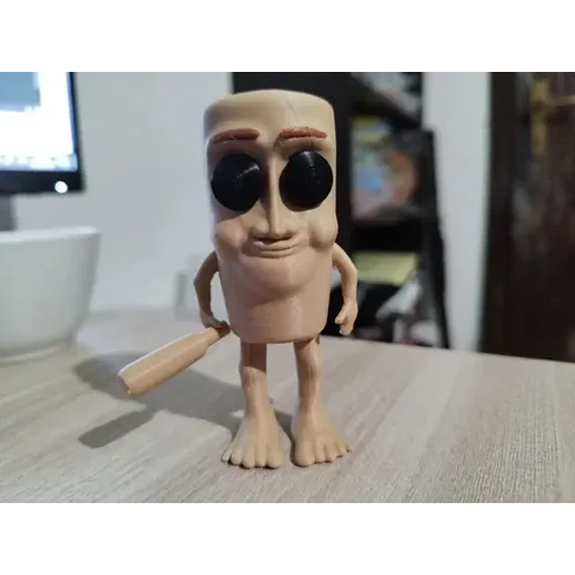 Figura Tung Tung Sahur - Impreso En 3d
