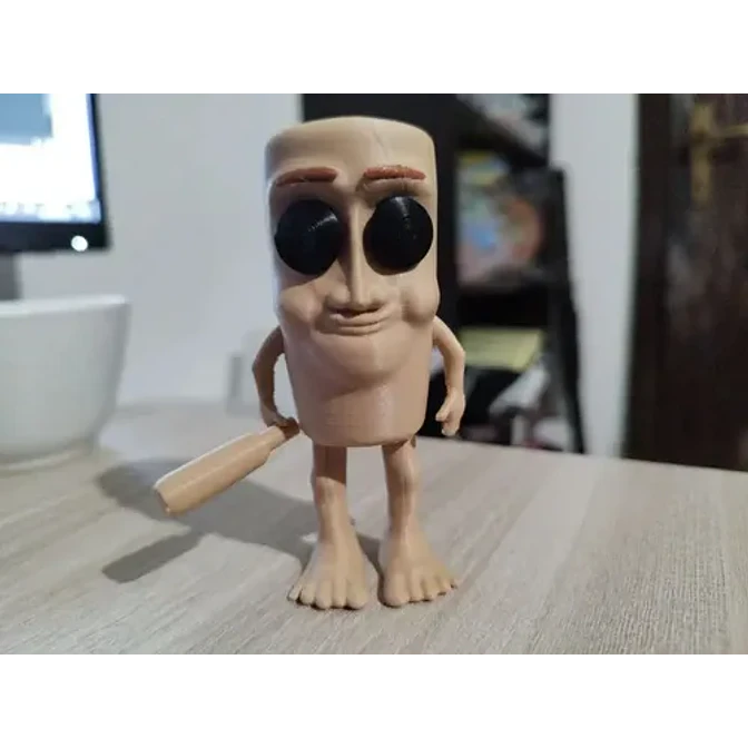 Figura Tung Tung Sahur - Impreso En 3d 2