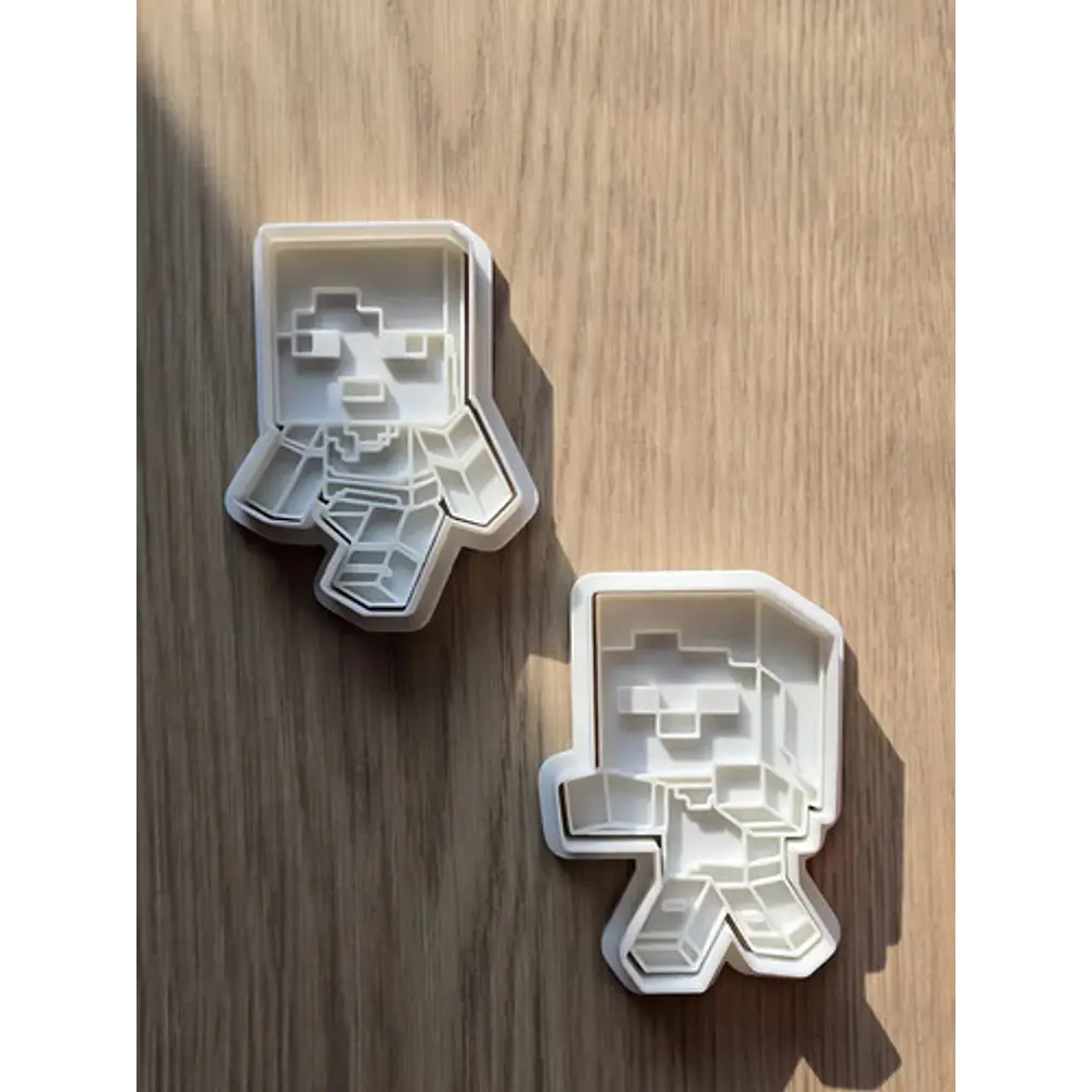 Cortador De Galletas Steve Zombie Minecraft (2 Unidades) 2