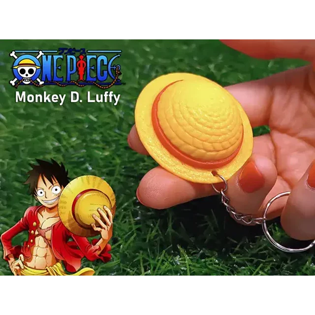 Sombrero De Paja Luffy One Piece - Llavero