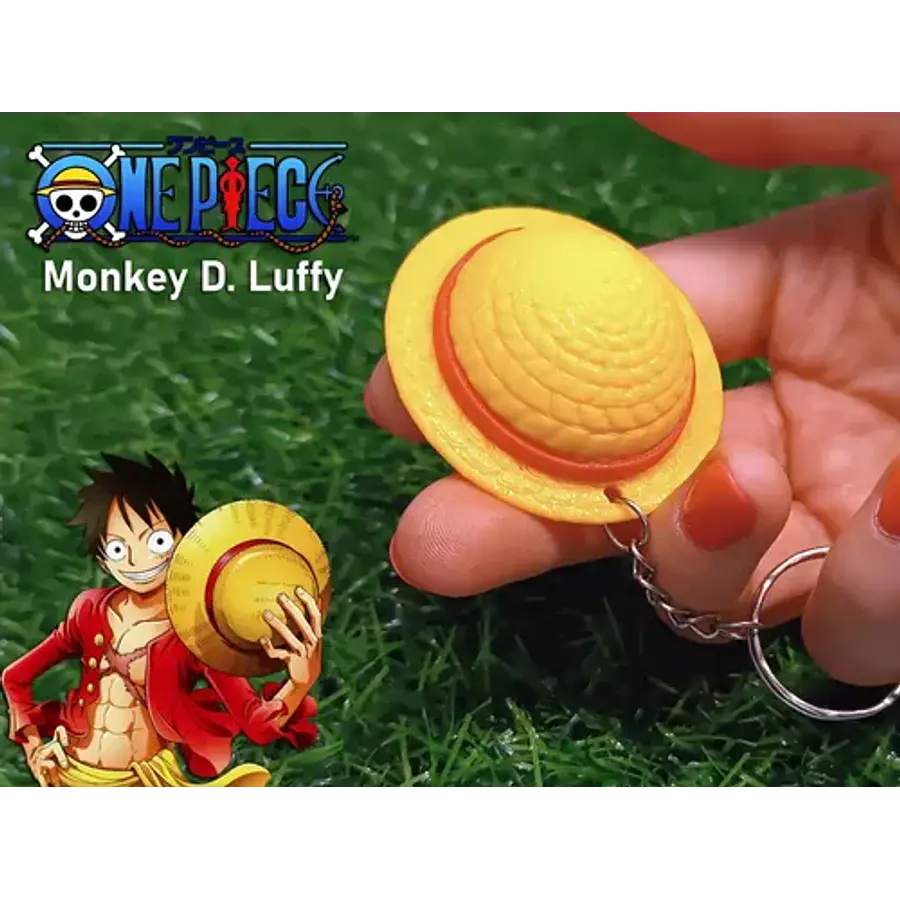 Sombrero De Paja Luffy One Piece - Llavero