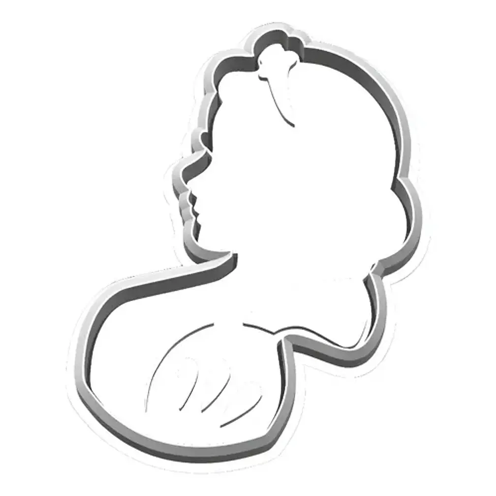 Cortador De Galletas Princesas Disney B N 1
