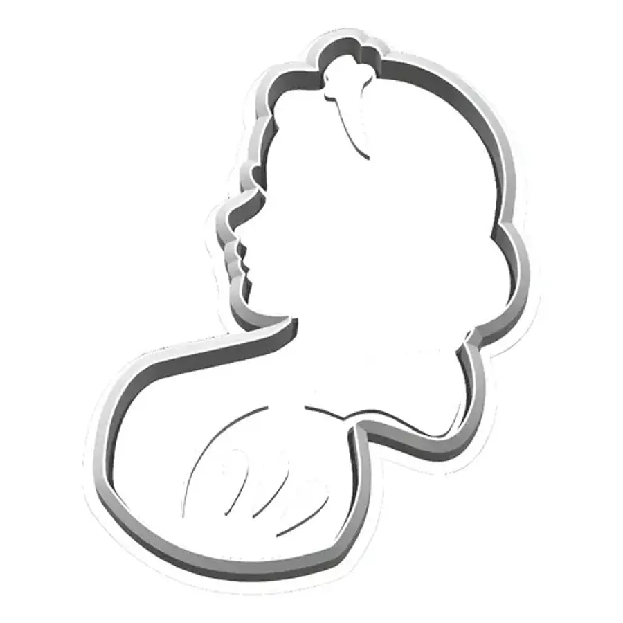 Cortador De Galletas Princesas Disney B N