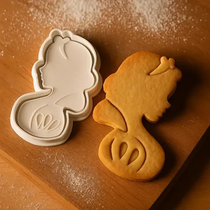 Cortador De Galletas Princesas Disney B N 3