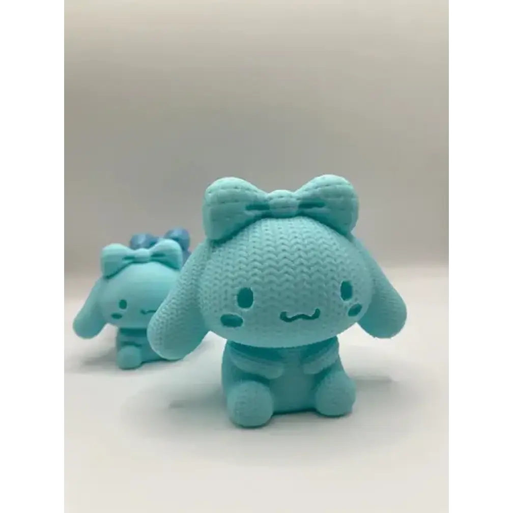Figura Cinnamoroll Impreso En 3d - Diseño Estilo Tejido 2