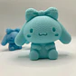 Figura Cinnamoroll Impreso En 3d - Diseño Estilo Tejido - Miniatura 3