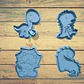 Cortador De Galletas - Diseño Dinosaurios - Miniatura 2