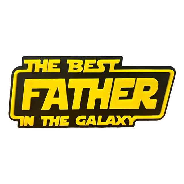 Cuadro Decorativo El Mejor Padre De La Galaxia
