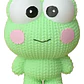 Figura Keroppi - Diseño Estilo Tejido - Miniatura 1