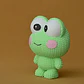 Figura Keroppi - Diseño Estilo Tejido - Miniatura 2