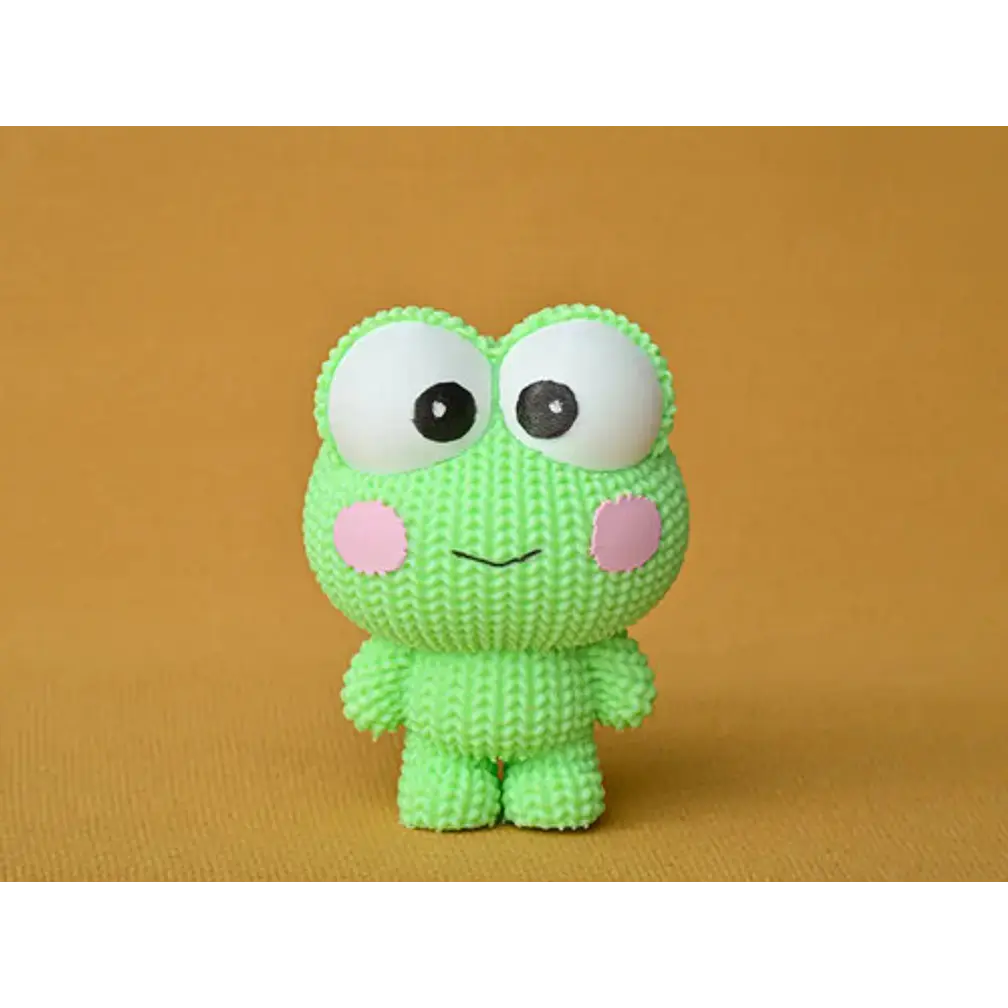 Figura Keroppi - Diseño Estilo Tejido 3