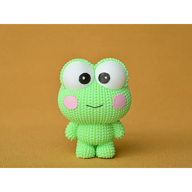 Figura Keroppi - Diseño Estilo Tejido 3