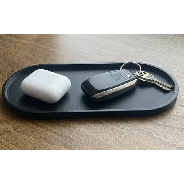 Decoración De Media Luna Con Maceta Elíptica
