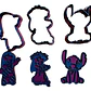 Cortador De Galletas Lilo Y Stitch - (pack 3 Unidades) - Miniatura 1