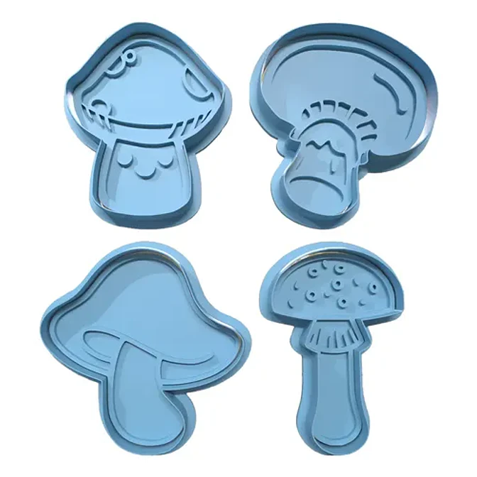 Cortador De Galletas - Diseño Hongos 1