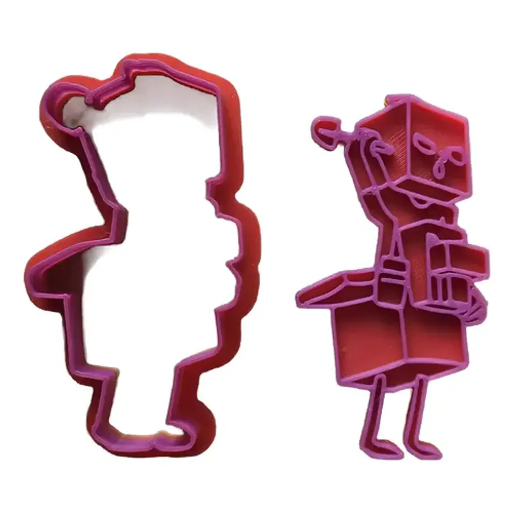 Cortador De Galletas Pollo Jinete Minecraft 1