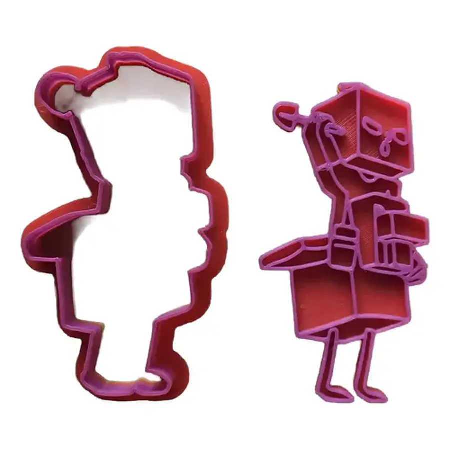 Cortador De Galletas Pollo Jinete Minecraft
