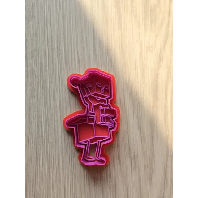 Cortador De Galletas Pollo Jinete Minecraft