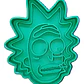 Cortador De Galletas Rick Y Morty - Miniatura 1