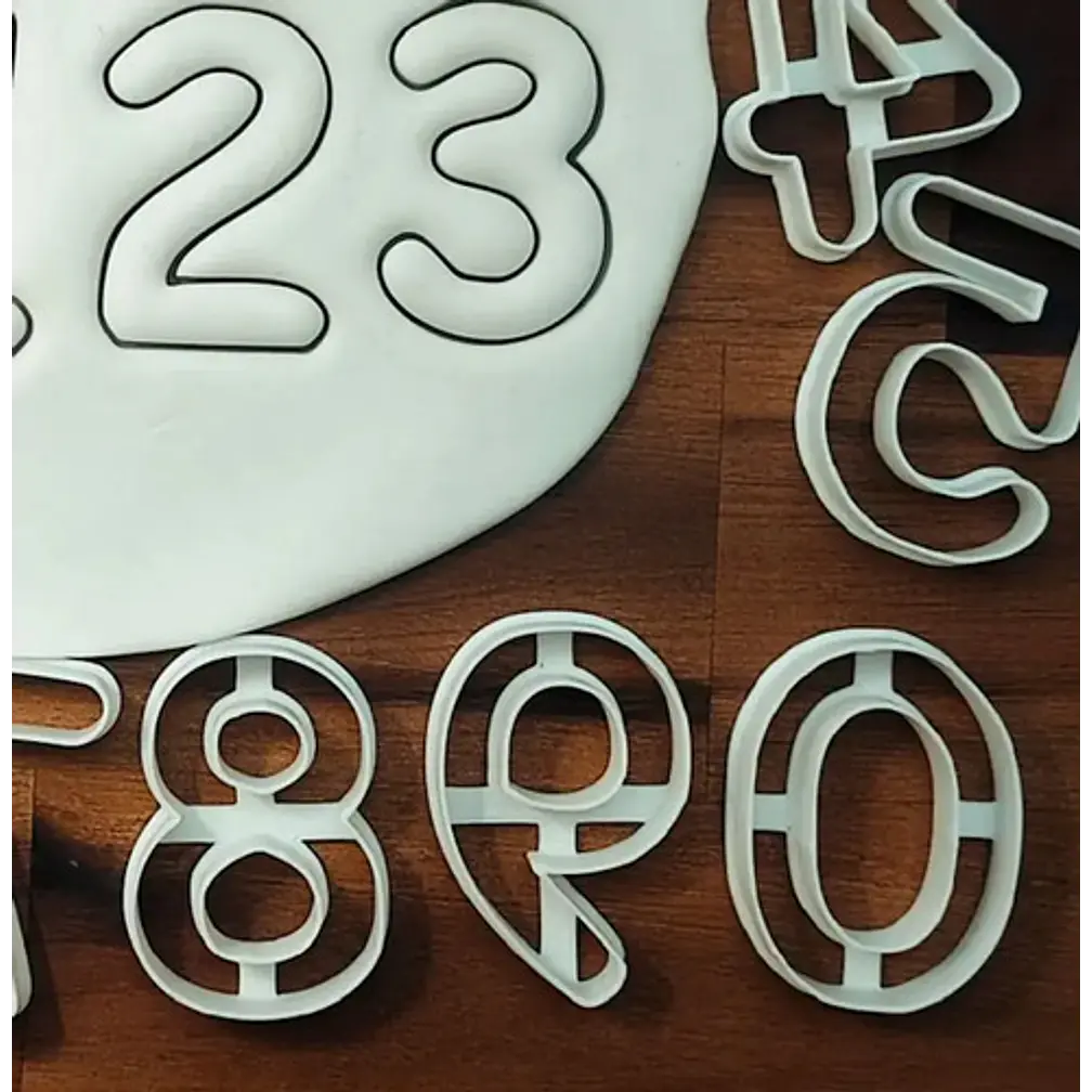 Cortador De Galletas - Números (pack 10 Unidades) 3