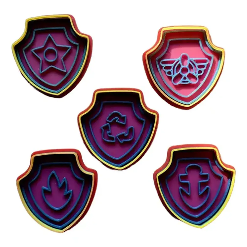 Cortador De Galletas Insignia Paw Patrol - (pack 5 Unidades) 1