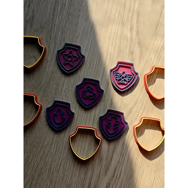 Cortador De Galletas Insignia Paw Patrol - (pack 5 Unidades)