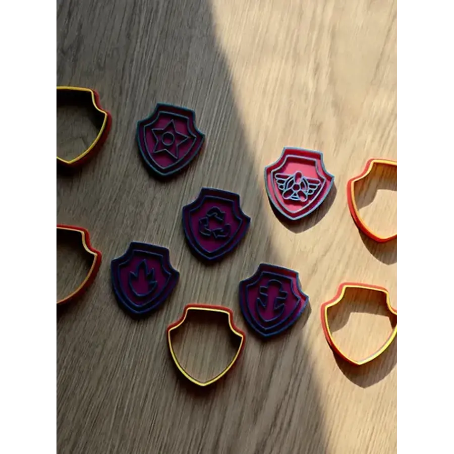 Cortador De Galletas Insignia Paw Patrol - (pack 5 Unidades)