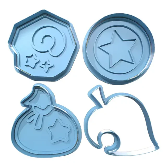 Animal Crossing - Cortador De Galletas (pack 4 Unidades)