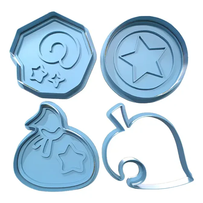 Animal Crossing - Cortador De Galletas (pack 4 Unidades) 1