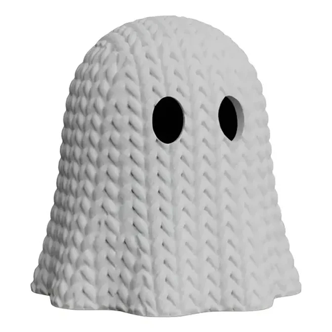 Mini Figura - Fantasma Estilo Tejido 1