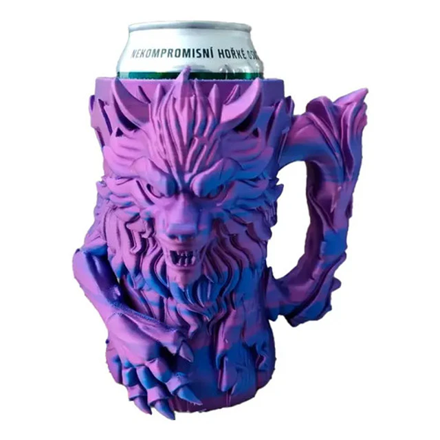 Soporte Lata - Diseño Werewolf