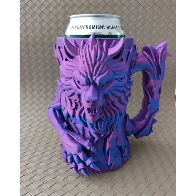 Soporte Lata - Diseño Werewolf