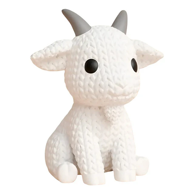 Mini Figura - Cabra Estilo Tejido