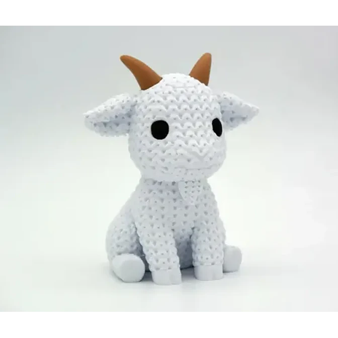 Mini Figura - Cabra Estilo Tejido 2