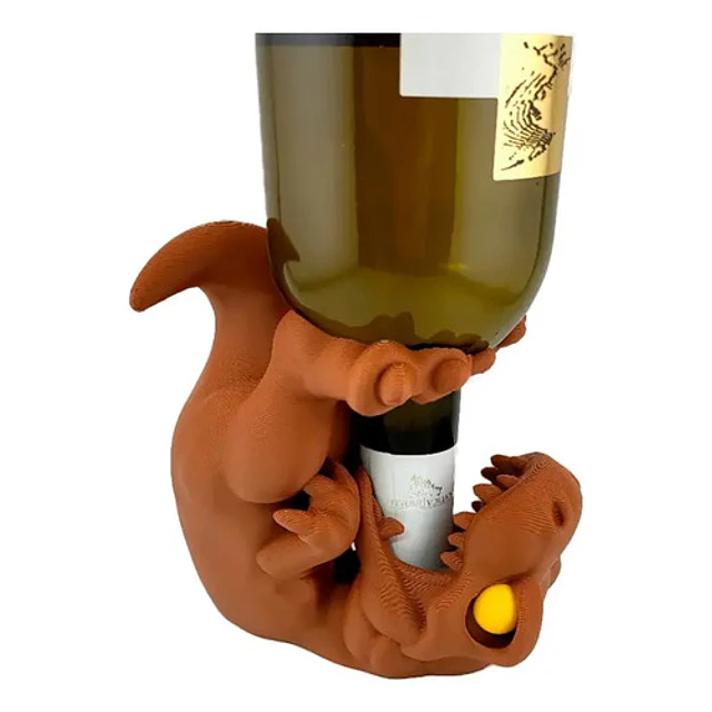 Porta Vino - Diseño Bebé Velociraptor