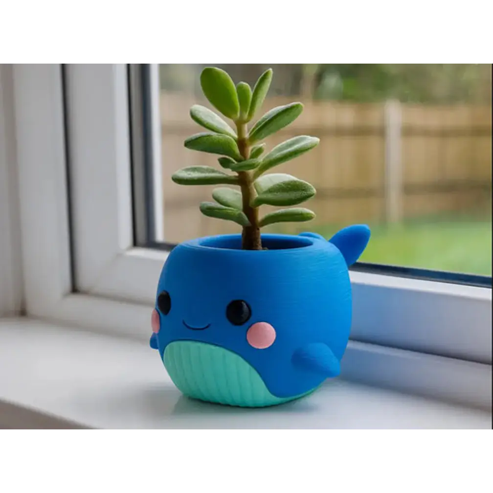 Macetero - Ballena Chibi 2
