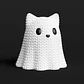 Figura Estilo Tejida - Gato Fantasma - Miniatura 2