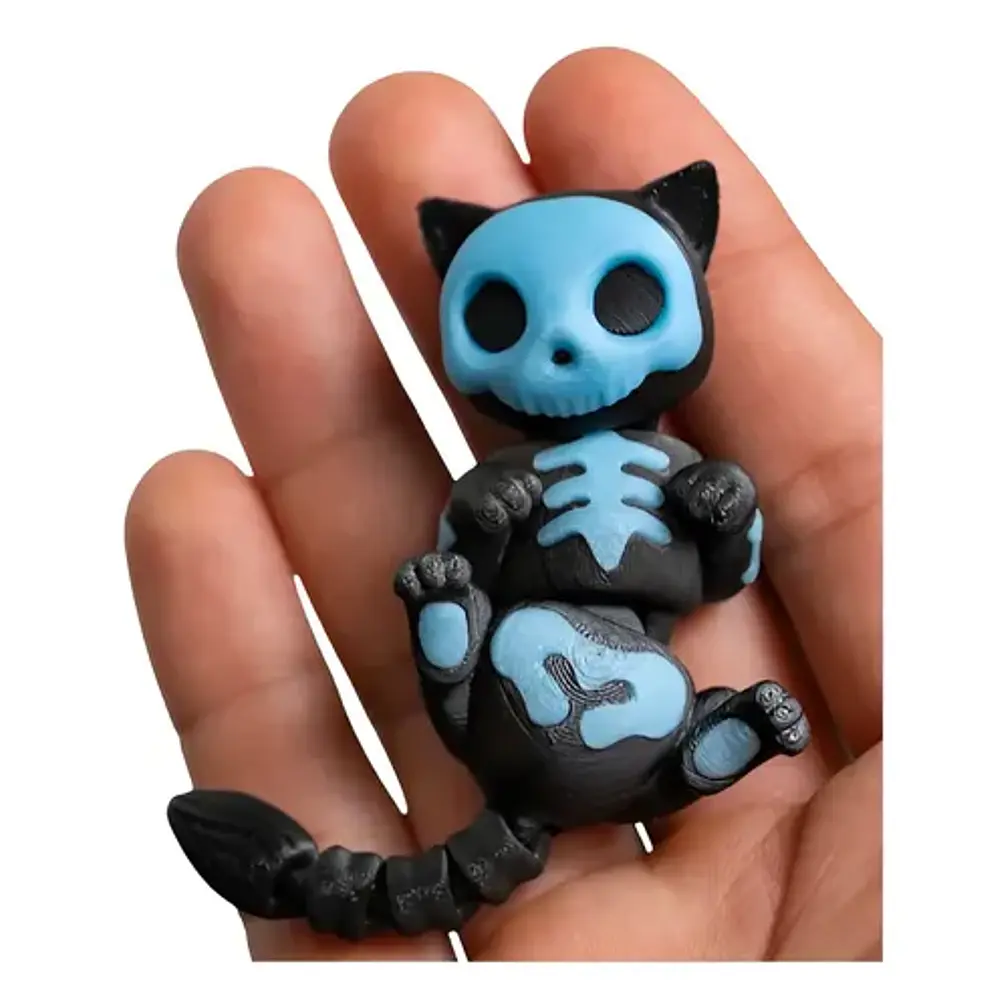 Figura Articulada - Gato Esqueleto 1
