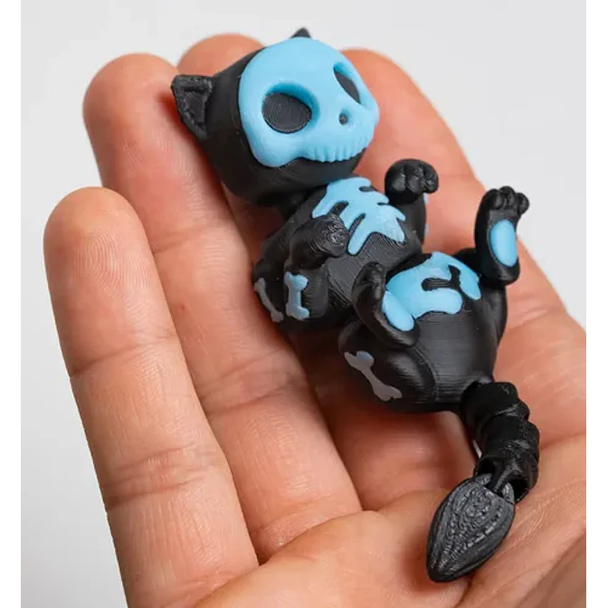 Figura Articulada - Gato Esqueleto 2