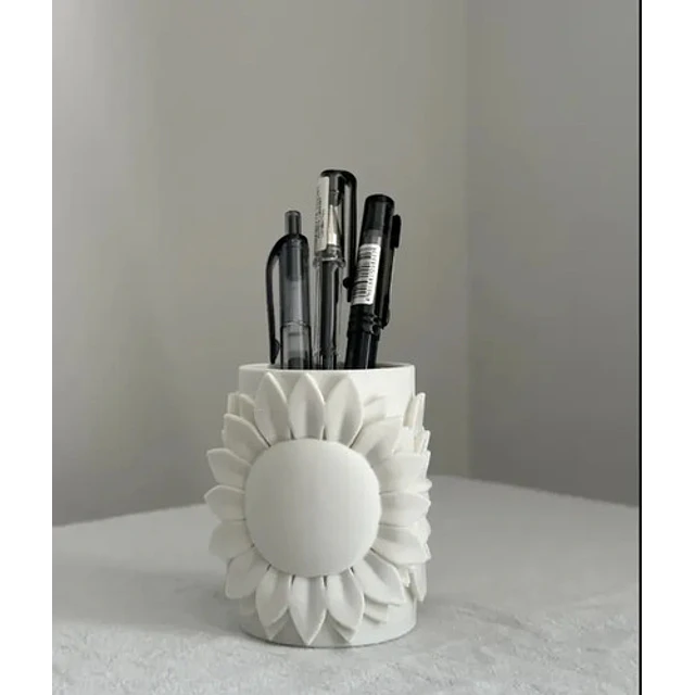Portalápices - Diseño Girasol