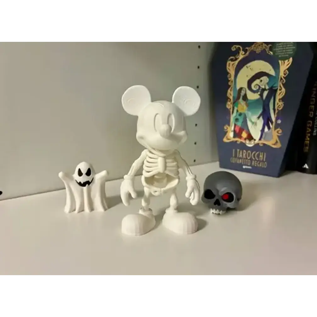 Figura - Mickey Mouse Esqueleto 3
