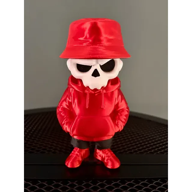 Juguete De Esqueleto - Zkull Rojo