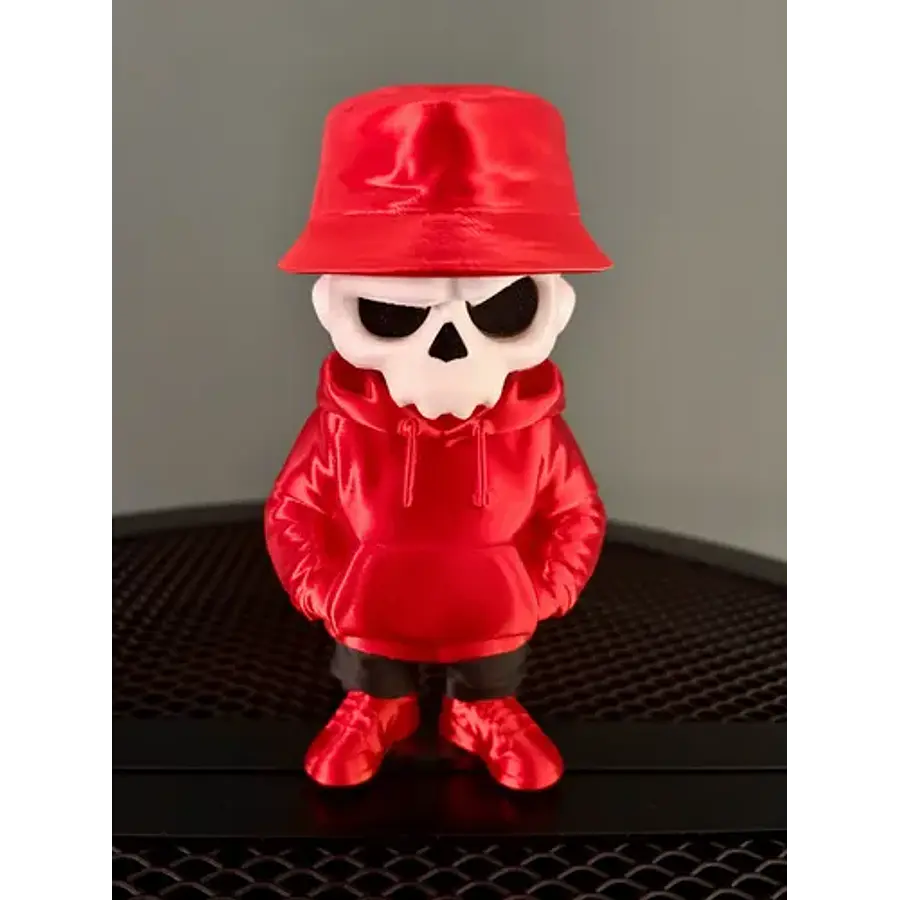 Juguete De Esqueleto - Zkull Rojo