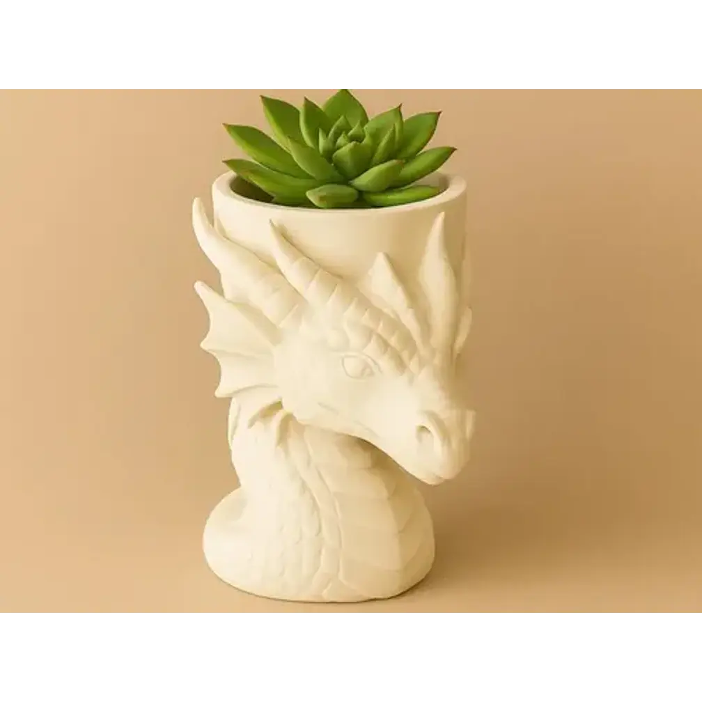 Macetero - Cabeza De Dragón 2