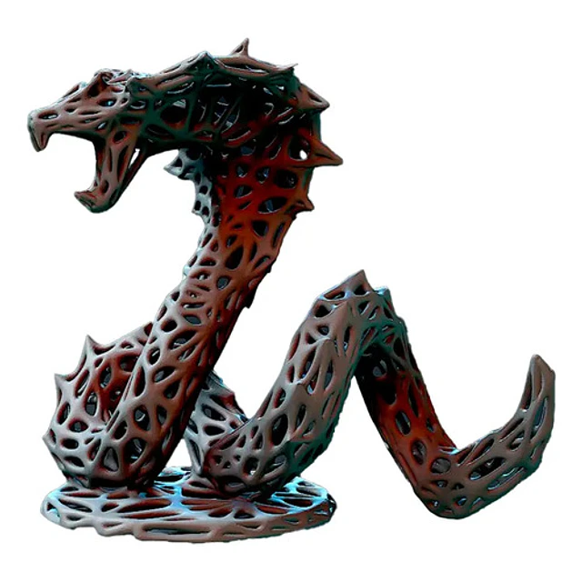 Decoración Voronoi - Cobra