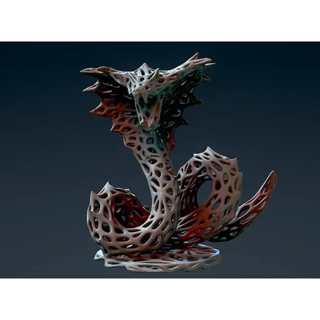 Decoración Voronoi - Cobra