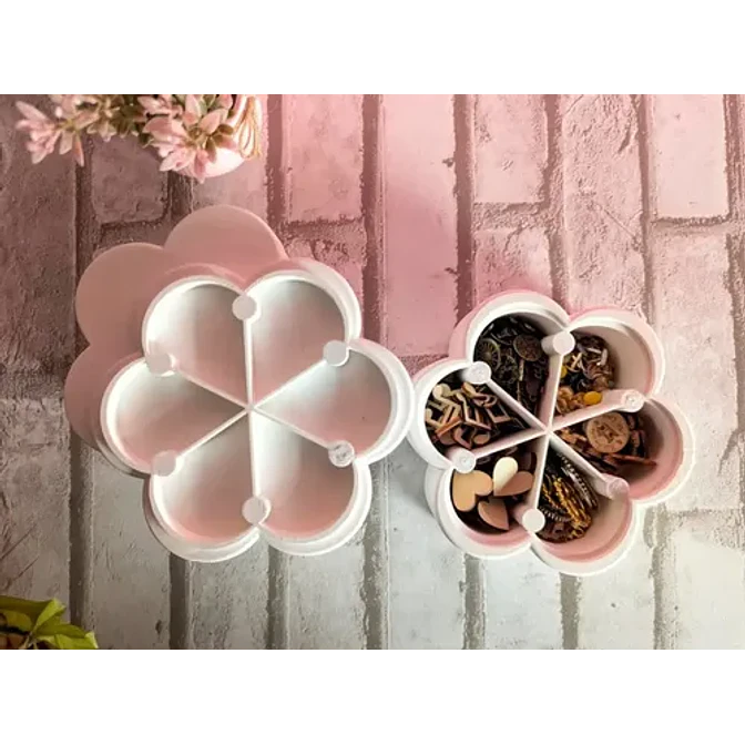 Joyero Organizador - Diseño Flor 3