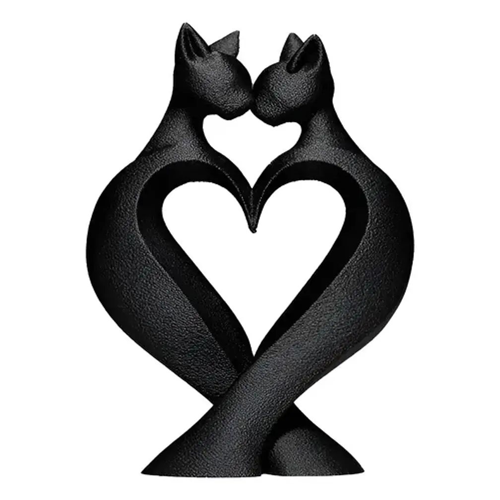 Figura Decorativa De Gatos 1