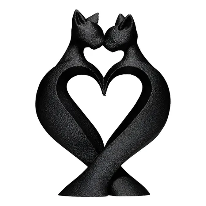 Figura Decorativa De Gatos 1