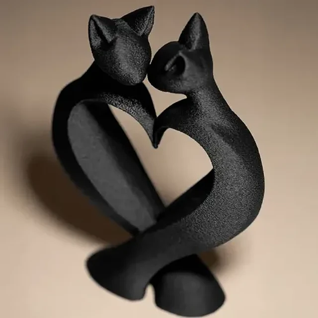 Figura Decorativa De Gatos